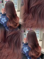 アルドーレフィエロ シンサイバシ(Ardore fiero shinsaibashi)&nbsp;ワインレッド/バーガンディ/レイヤーカット【小山田繭】20代30代