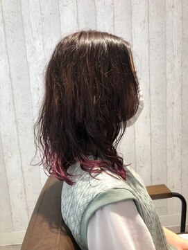 ハイレート ウニクス川越店(Hairate) 【Hairate本川越】裾カラーピンク