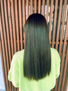《マットカラー×ロングスタイル》