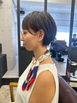 ジュベ 別府店(juve.)&nbsp;別府ショートボブ顔まわりレイヤーカット髪質改善カラー30代