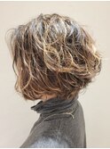 40代50代×ボブウェーブ×クリープパーマ