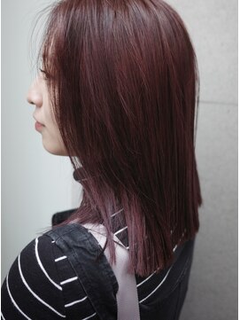 韓国顔まわりレイヤーカットグレージュオリーブベージュブラウン