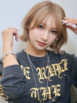 ログ キンシチョウ(L.O.G KINSHICHO) ミルクティレイヤーボブ[錦糸町/新小岩/縮毛矯正/髪質改善]