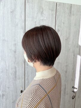 ヘアーリゾートノーブル(Hair Resort Noble) 襟足にクセがあってもピタッとおさまるショートボブ
