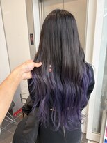 アライブ ハラジュク(ALIVE harajuku)&nbsp;ブリーチインナーバレイヤージュグラデーションカラー夕貴