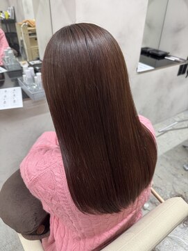 エルフレームバイワンラヴェスト(L'FLAME by one Lovest) 髪質改善ストレートに艶カラー!