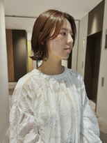 ヘアー ウル(HAIR URU)&nbsp;センター分けボブ