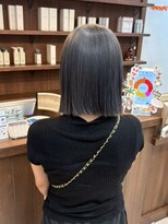 ニュースエン(newseN:)&nbsp;ボブ/グレージュ/ブリーチ/ダブルカラー/新潟/万代