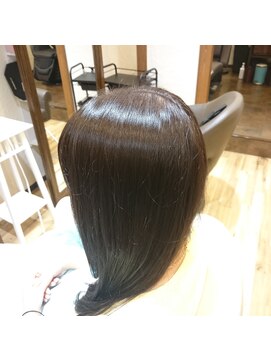 シェール リゾート ヘアアンドスパ(Chere RESORT Hair&Spa) 明るい黒の大人かわいいリアルサロンスタイル