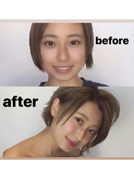 ビューイースト 亀戸 錦糸町(VIEW EAST) 前髪長めのショートヘアでイメチェン！！