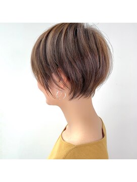 ジアン バイ ミルボン NU茶屋町+(GIEN by milbon) 丸みショート 夏ショート ショートカット