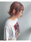 小顔カットブランジュワンサイドショート