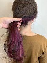 オル(Olu)&nbsp;【MASAYA】インナーカラー×ピンクラベンダー