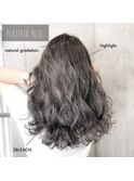 大人可愛いブループラチナカラー☆
