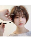 ショートボブ　ショートヘア　ショートカット