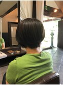 グラデーションショートボブ