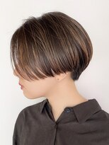 モリオフロムロンドン 原宿本店(morio from London) 【morio原宿】大人のハンサムショートツヤ感ハイライトカラー