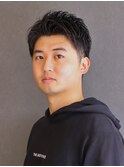 【ポルテオム】爽やかツーブロックアップバング