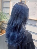 【AUBE HAIR】韓国風カラー_ネイビー