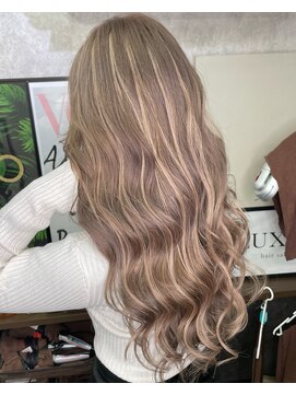 ルーゼン(LUXEN) 【LUXEN】ミルクティーグレージュ×ハイライト