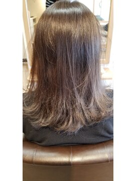 ヘアステージ ラプリュム(HAIR STAGE Ra Plume) 【Ra Plume】透き通るハイトーンプラチナグレージュ