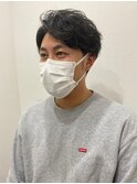 20代30代40代ナチュラル束感ショート爽やかツーブロックマッシュ