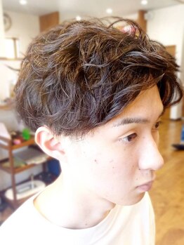 【メンズも女性も◎】パーマ初心者でも扱いやすいパーマスタイルをご提案☆再現性重視でセットもしやすい♪