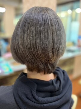 アークスヘアー 髪質改善トリートメント★ハイライトミルクティベージュ白髪染め