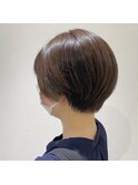 ステップボーンカット/斜めバング/20代30代40代
