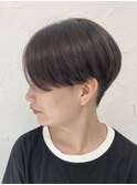 刈り上げセンターパート20代30代40代