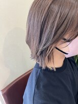 アメイジングヘアー 千歳店(AMAZING HAIR) イヤリングカラー/ブリーチ/透明感/シルキーベージュ/ハイトーン
