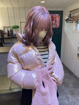 フルアヘッド(FULL A HEAD) ラベンダーピンク×ボルドー