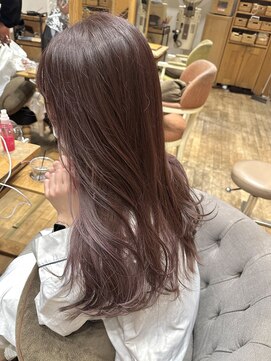 バイオレット 表参道店(Violet) 艶感ラベンダーピンクレイヤーカットインナーカラー小顔カット