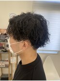 メンズスパイラルパーマ