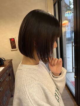 フェイバー 警固店(FAVOR) 【FAVORチーフ】ミニボブ　　パーソナルカラー診断/ボブ