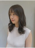 ロングの韓国風パーマ