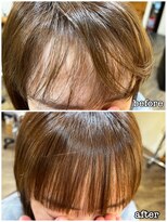 カレン(KLN)&nbsp;前髪、髪質改善ストレート