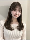 韓国風/レイヤー/小顔/前髪/顔まわり/髪質改善