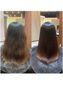 髪質改善ストレート