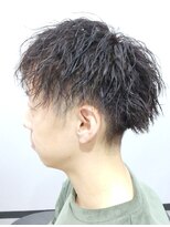 夜髪&nbsp;シルエット完璧。収まりの良いツイストスパイラル