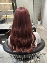 トイロ 新宿(Toiro) ウェーブ仕上げピンクベージュ