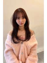 24Dレイヤー_メルティカラーフェミニンロング似合わせカット