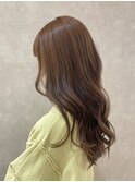 ブリーチなしミルクティーカラー