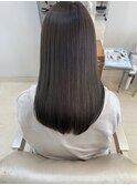 髪質改善　美髪カラー(オリーブアッシュ)