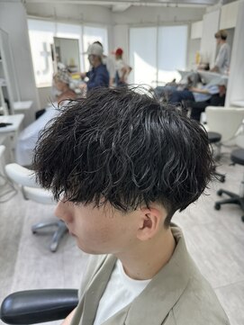 ルートバイドット 町田店(root by dot.) メンズマッシュ×ツイストスパイラルパーマ