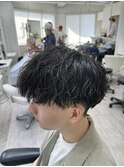 メンズマッシュ×ツイストスパイラルパーマ