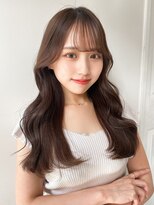 アフロート ディル(AFLOAT D'L) 大人可愛い薄め前髪シースルー小顔顔周りふんわりレイヤーカット