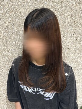 ベルフェミンミエル 【anri】顔周りレイヤースタイル