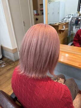 アン ブリーチ 大宮駅東口店(UN BLEACH) ブリーチ2回ピンクベージュカラー♪♪