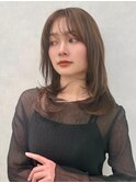 レイヤー/ネビージュ/韓国ヘア/イメチェン/縮毛矯正/中野/